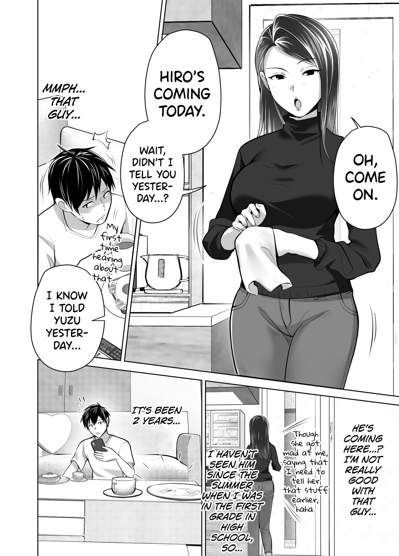 Hentai Manga Comic-Your Mom Was Friggin' Awesome.-Read-3